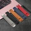 Állítható Gumiszalag Toll Tartó PU Bőr Toll Ujj Tasak Gumis Jegyzetfüzet