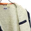 Fila 90er Old Back Logo Schlagjacke L Marineblau Herren Gebraucht
