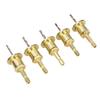 5Pcs Countersink Drill Bit Set 14in Adjustable Hex Shank 2.84mm Cone Hole Counterbore Router with
