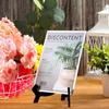 Kitchen Acrylic Decoration Clear Display Stand Picture Frame Stand Plate Holder Easels
