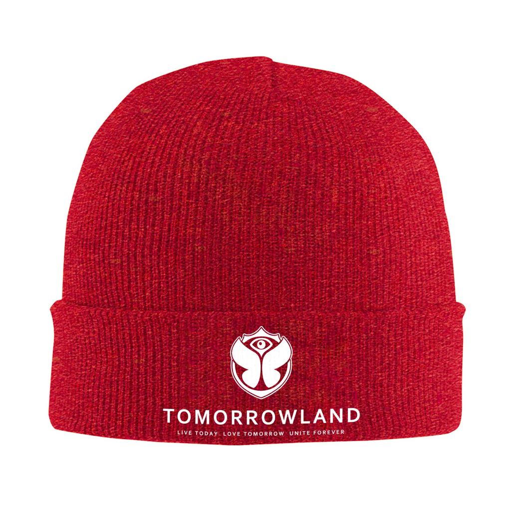 Tomorrowland Skullies Beanies Caps For Unisex WoUnisex Winter Warm Knit Hat Adult Belgian Electronic Dance Music Festival Bonnet Hats