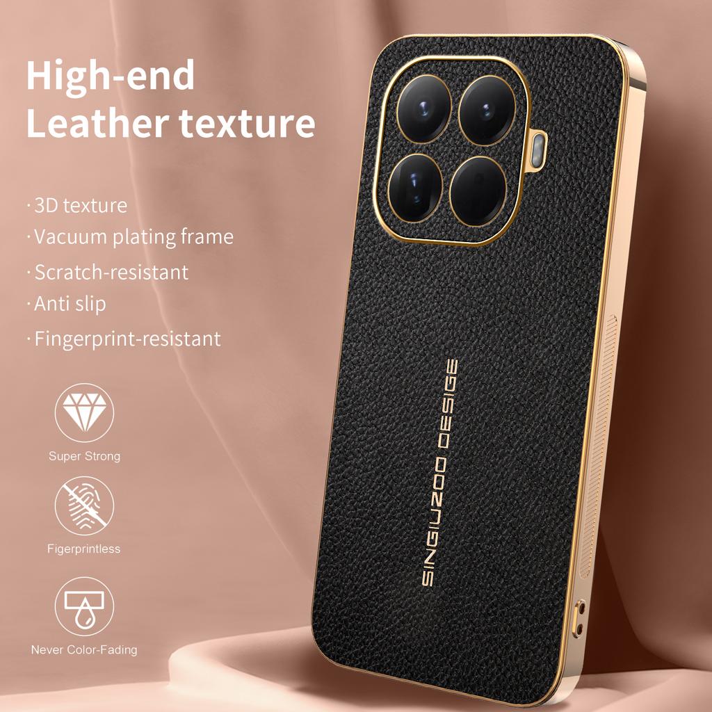 For XiaoMi 15T 14T Pro Case New High-end Lychee Texture PC Anti-drop Cover For Xiaomi 15T Pro Shockproof Bumper Funda