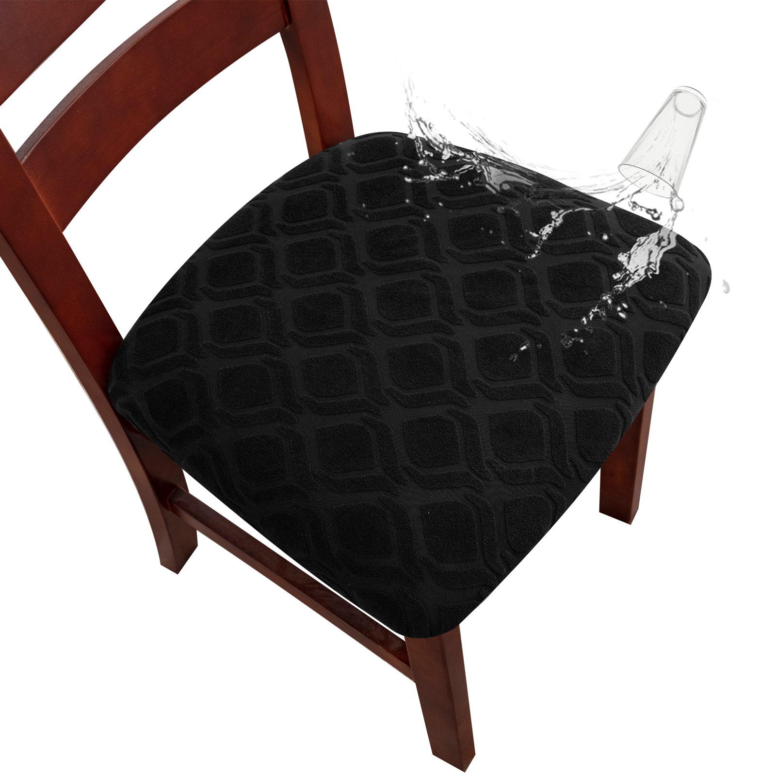 

waterproof chair seat covers Stretch Thick Jacquard With Good Elasticity Dust-proof Waterproof Oil-proof For Dining Room Living 1PC