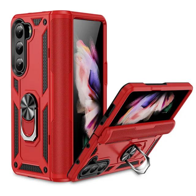For Samsung Galaxy Z FOLD 6 4 5 5G Case Luxury Armor Shockproof Phone Case For ZFOLD6 ZFOLD4 ZFOLD5 Back Cover
