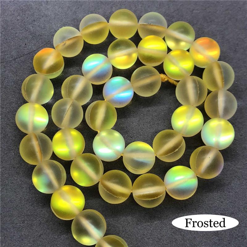 Gelbe Kristall-Glitzerperlen, lose Perlen zur Herstellung von Armbändern und Halsketten