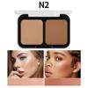 MISS ROSE Polvere per contouring in polvere per trucco viso per ragazza squisita 2 in 1