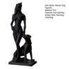 3D Printed Women And Dog Figurine, Egyptian Goddess Dog Sculpture, Collectible Tabletop Statue for Living Room Bedroom Bookshelf, Desk Decor