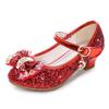 Nuove scarpe autunnali con paillettes, scarpe da principessa in pelle