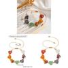 Geometrisches Natursteinarmband mit Herzdesign Handgefertigt Für Sommer 2026 Modeaccessoire Für Damen