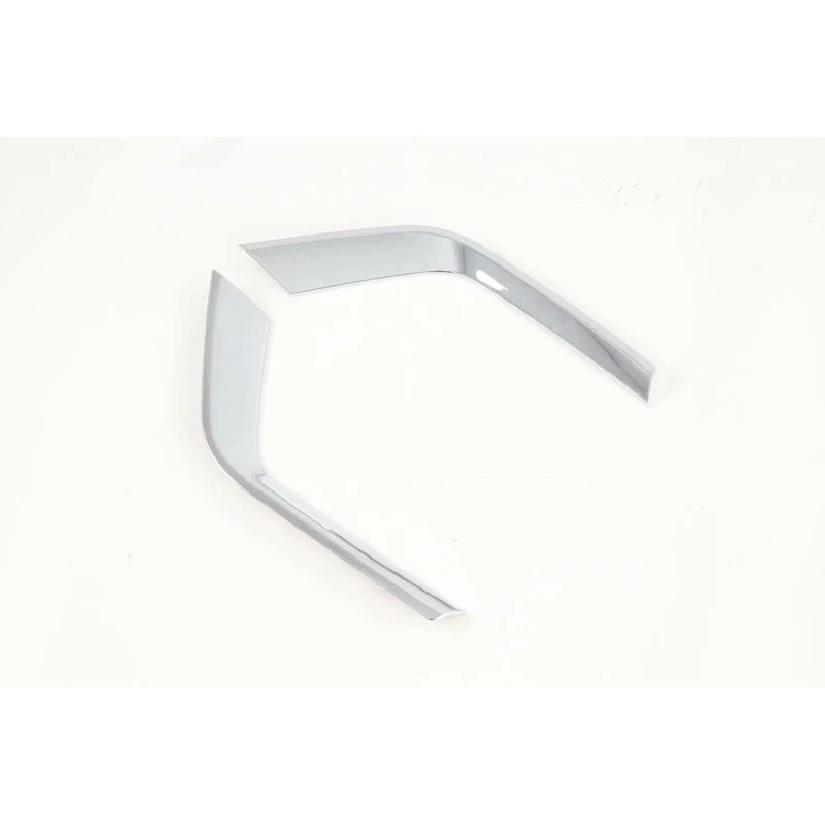 For Ford Explorer ST U625   ABS Chrome Front Fog Light Lamp Cover Trim Molding Bezel Garnish Sticker