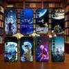 Anime C-Cyberpunk E-Edgerunners Phone Case For Samsung S25,S24,S21,S22,S23,S30,Ultra,S20,Plus,Fe,Soft Silicone Black Cover