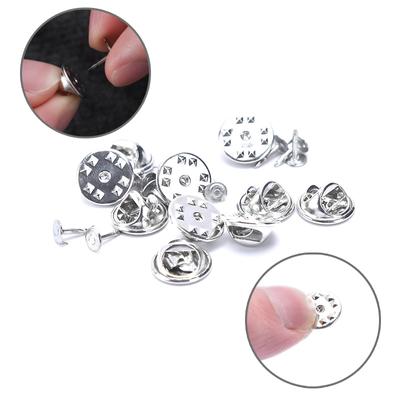 10Sets Lapel Pin Holder Buckle Clutch Jewelry Diy Butterfly Badge Brooch Clasp