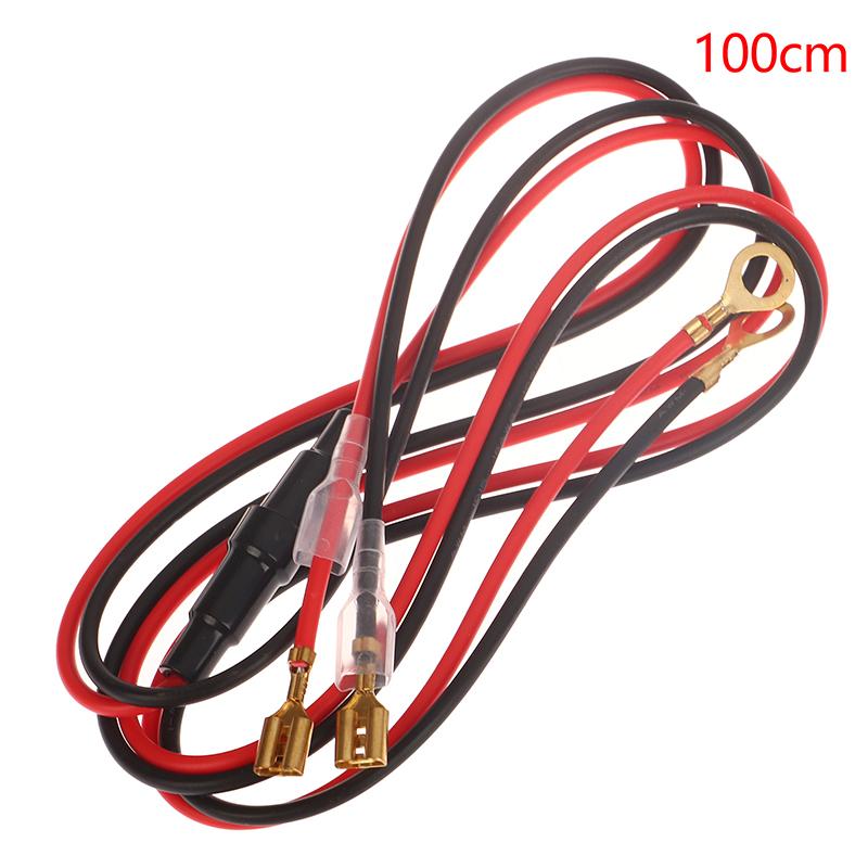 USB Oplader Stopcontact Kabel 60/100/150cm Sigarettenaansteker Kabelboom Snoer Met 10A Zekering Voor Auto Marine Motorfiets Atv Rv Refit