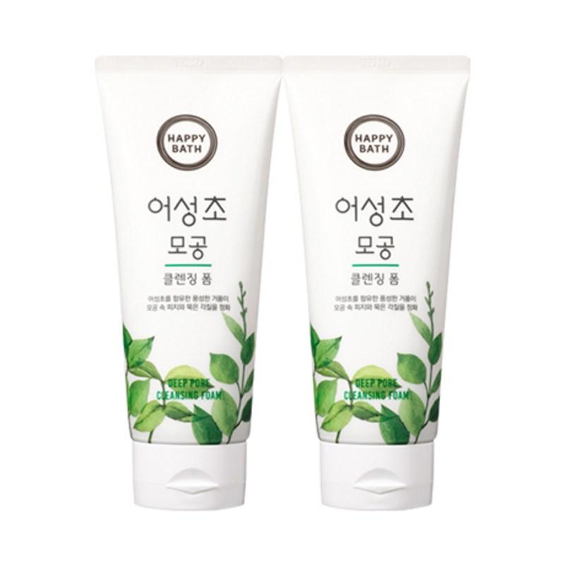 Happy Bath Houttuynia Cordata Pore Cleansing Foam, 200g, 2 pcs