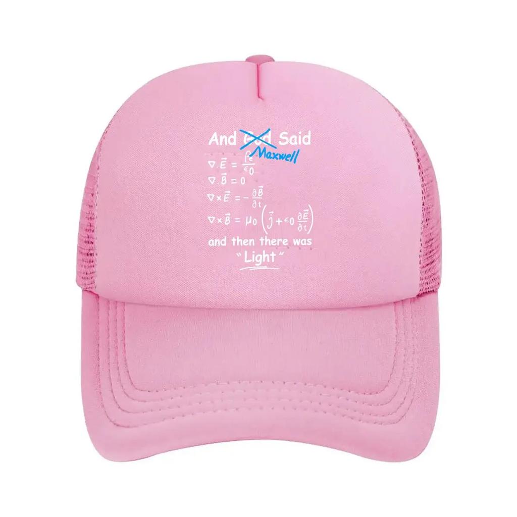 „Maxwell-Gleichungen“ - Wissenschaftskunst, Physikformeln für Nerd-Kultur oder Bildung Mesh-Baseballkappe