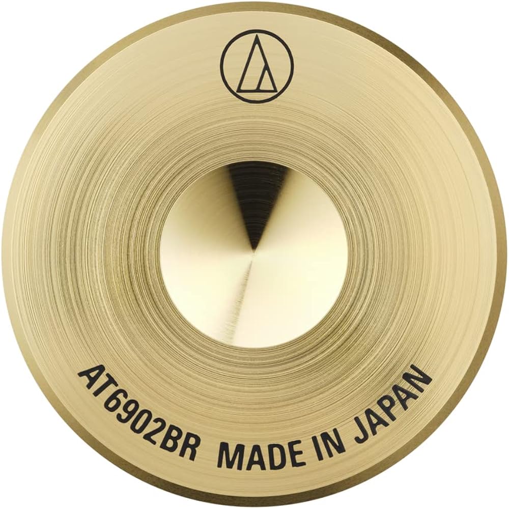 Audio-Technica AT6902BR Spike Base Insulators, Set of 6, Brass Gold Plated Spike Insulators, Sold...