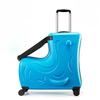 Valigia Monopattino per Bambini Animazione Seduta & da Viaggio Con Ruota Girevole a 360° Pedale Sedile Rimovibile Bagaglio a Mano per Bambino Bambina