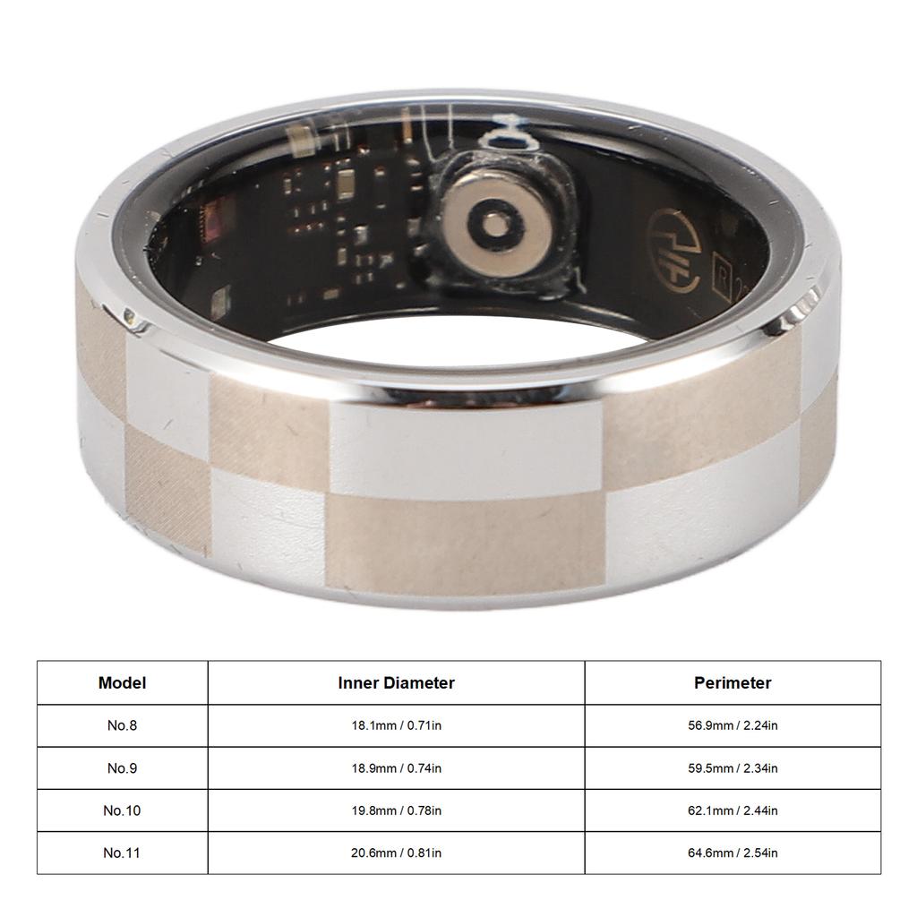 Smart Ring Gesture Control 5ATM Water Proof Aluminium Alloy Smart Health Fitness Ring