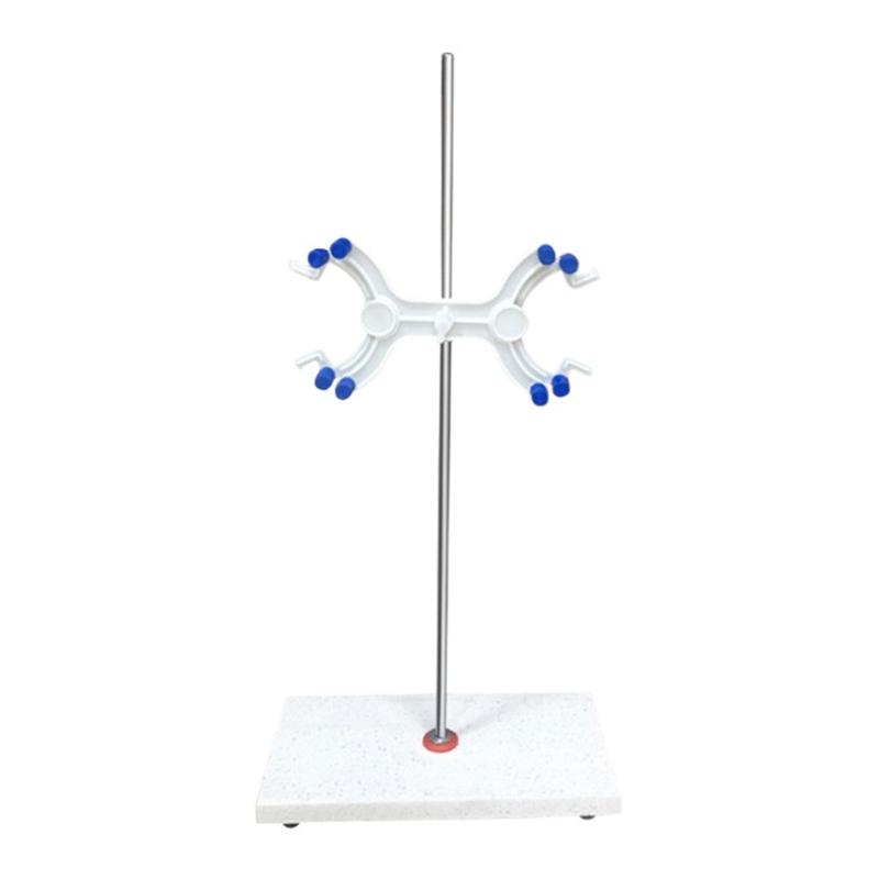 Marble Titration Stand With Plastic Butterfly Clamp Laboratory Burette Holder For Chemical Experiments and School Labs 1