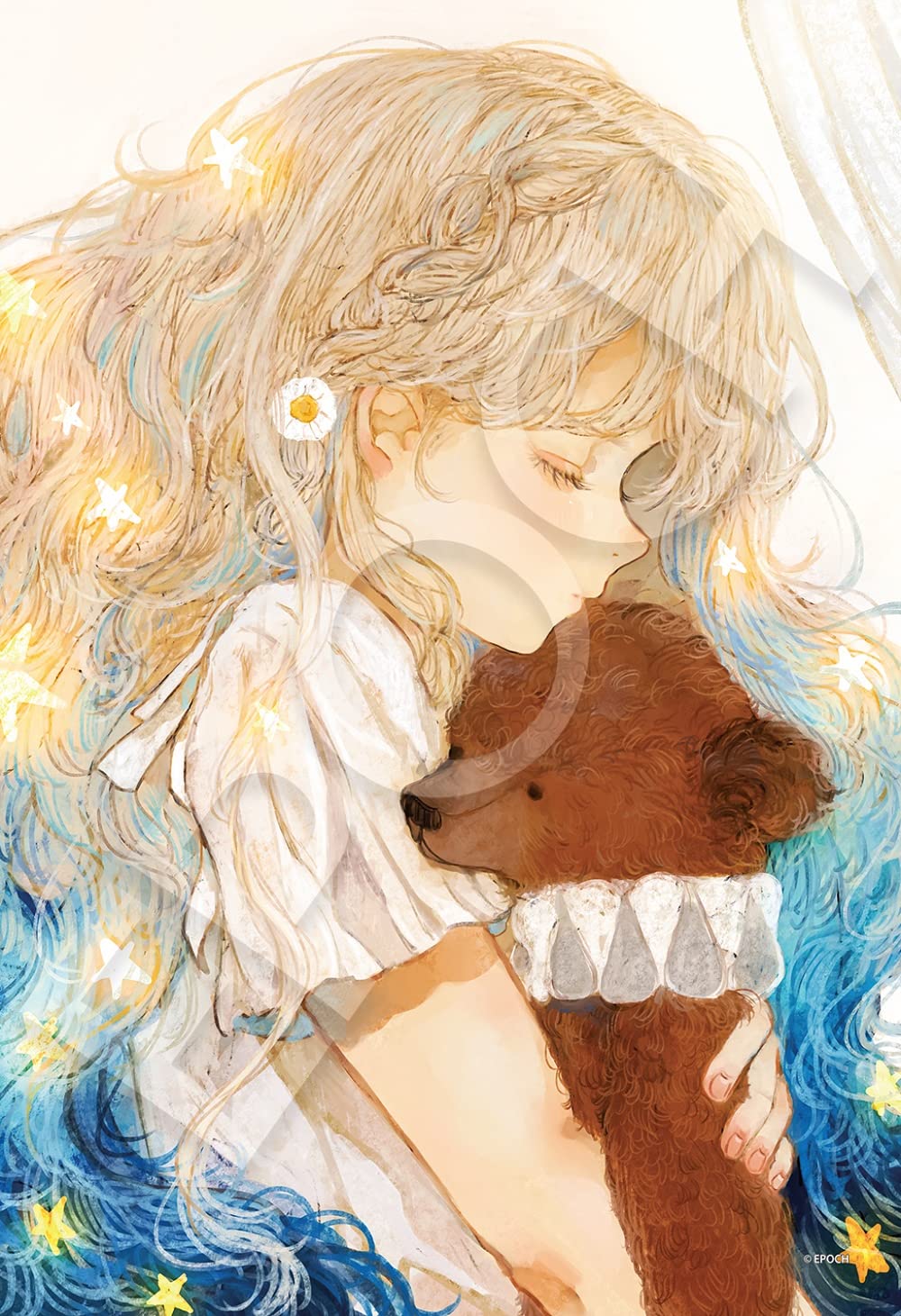 Epoch jigsaw fantastic Bedtime Story x 38 includes and point Co., Ltd. 300-piece puzzle, illustration/art, art/orie, (26 cm), 28-821s, glue, spatula,