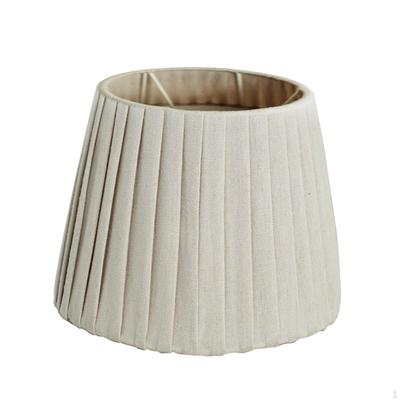 Table Lampshade Bulb Guard Decorative Rustic Floor Light Shade Pleated Replacement for