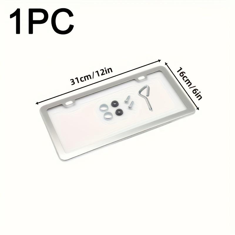 Universal Car Plate Holder for US Canada Front Rear Licence Plate Holder Rustproof Auto Registration Frame for Cars Trucks SUV
