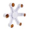 2/3/4/5/6/7 In 1 Light Bulb Socket Splitter, E26/E27 Light Socket Adapter Conventer, Standard Base LED Bulb Converter