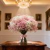 5 Bunches of Artificial Baby's Breath,Realistic Touch Faux Gypsophila, Artificial Flowers for Outdoor Wedding Decorations