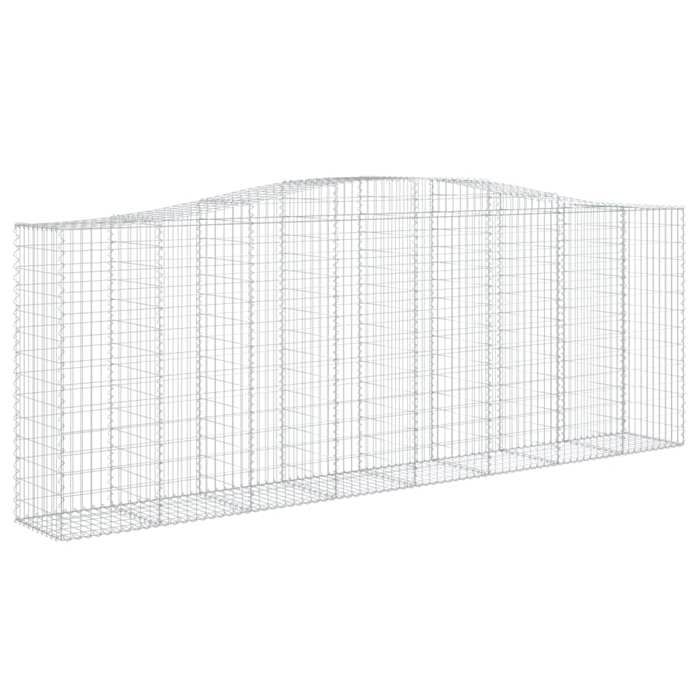 VidaXL 4x Arched Gabion Baskets Arched Gabion Cages Gabion Walls Garden Fences Terrace Outdoor 3145984
