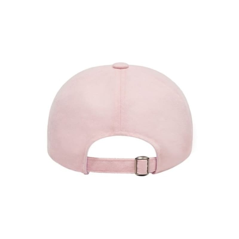 DEINET D LOGO WASHED CAP IN PINK