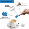 Creative Silicone Stainless Steel Mini Snack Food Tongs Non-slip Handles BBQ Bread Ice Cube Clip Kitchen Accessories Wholesale
