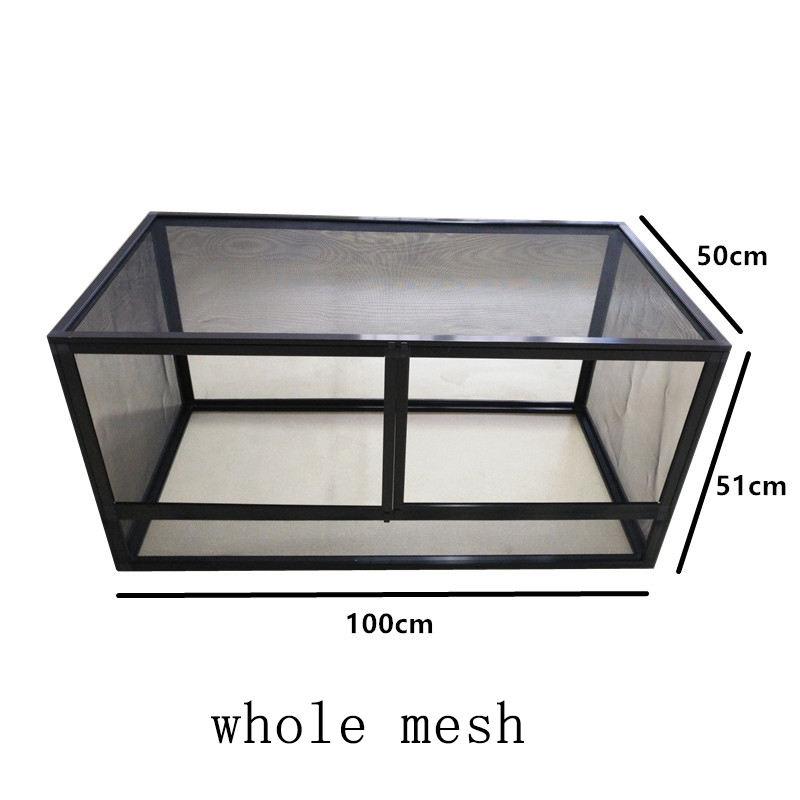 Large 100*50*51cm Reptile Enclosure Chameleon Cage Ventilated Waterproof Reptile Terrarium for Lizard Snake
