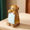Dog Memo Pad Dispenser Resin Cute Dog Desktop Stick Note Holder for School Home Office Desk Accessories