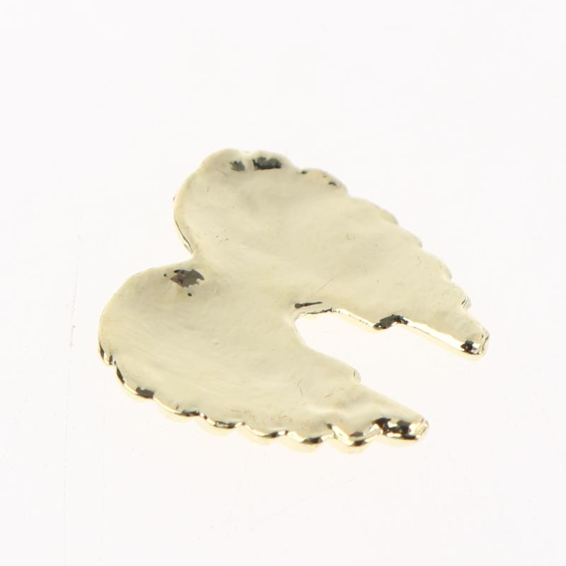 2 Pack Angel Wings Metal Nail Art Charms Gold Silver Wings Nail Decoration For Manicure Diy 3D  Sparkly Nail Parts