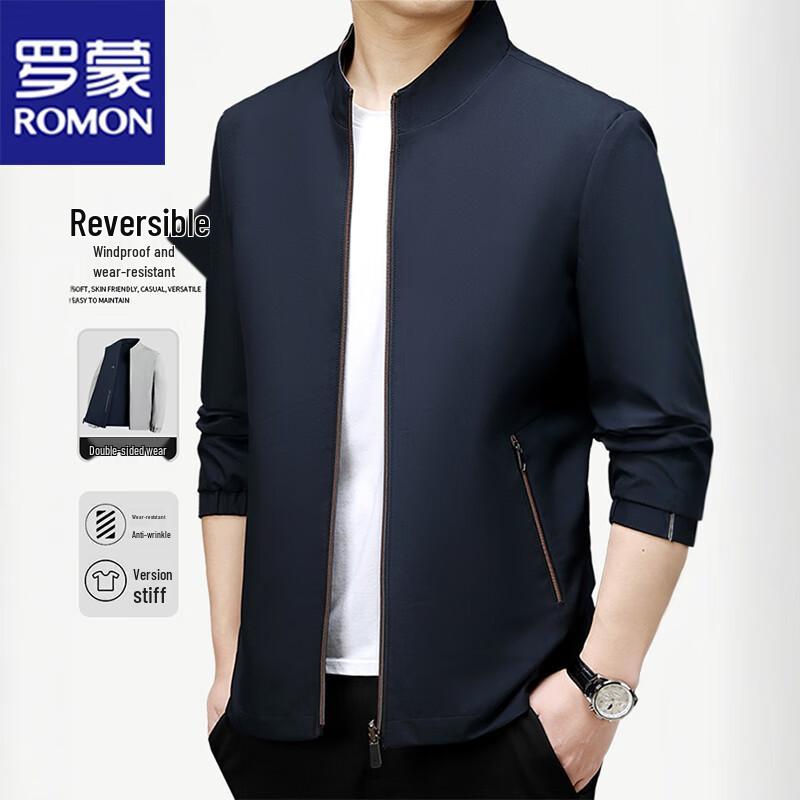 

Romon Men s Stand-up Collar Casual Jacket 2XL