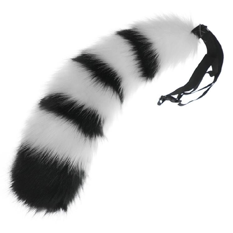 Cartoon Raccoon Ear Hairband/ Tail Adult Unisex Halloween Party Headband Costume