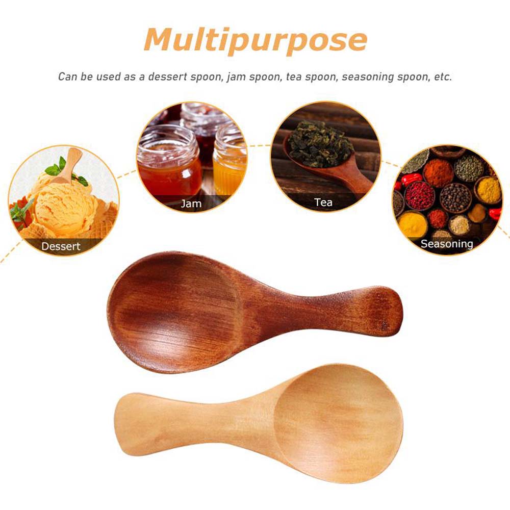 Multifunction Coffee Wooden Sugar Kitchen Tool Coffee Scoop Spice Spoon Condiment Spoons Spoon