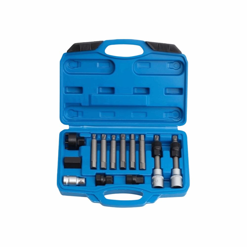 13PCS Blue Storage Case Alternator Pulley Removal Tool  Auto Repair Shops