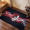 AZ Alkmaar Custom Crystal Velvet Rug, Personalized Name Text Print, Football Logo Soft Non‑Slip Floor Mat Home Decor Gift