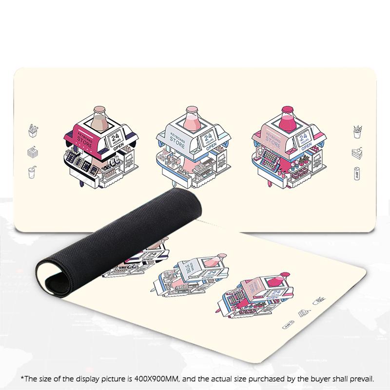 Japanese Art Mouse Pad Desktop Keycap Switch Mat Extended Desk Mousepad Latop Table Carpet Pc Gamer Computer Mat Gaming Game Mat