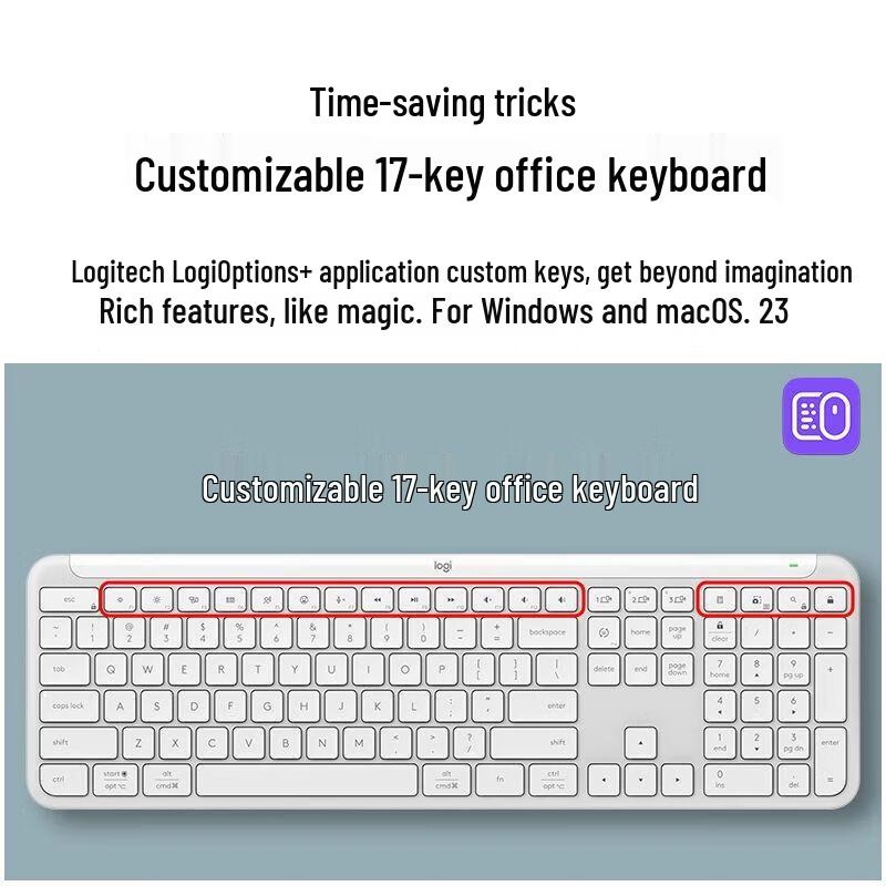 Logitech K950 Wireless Bluetooth Dual-Mode Office Keyboard