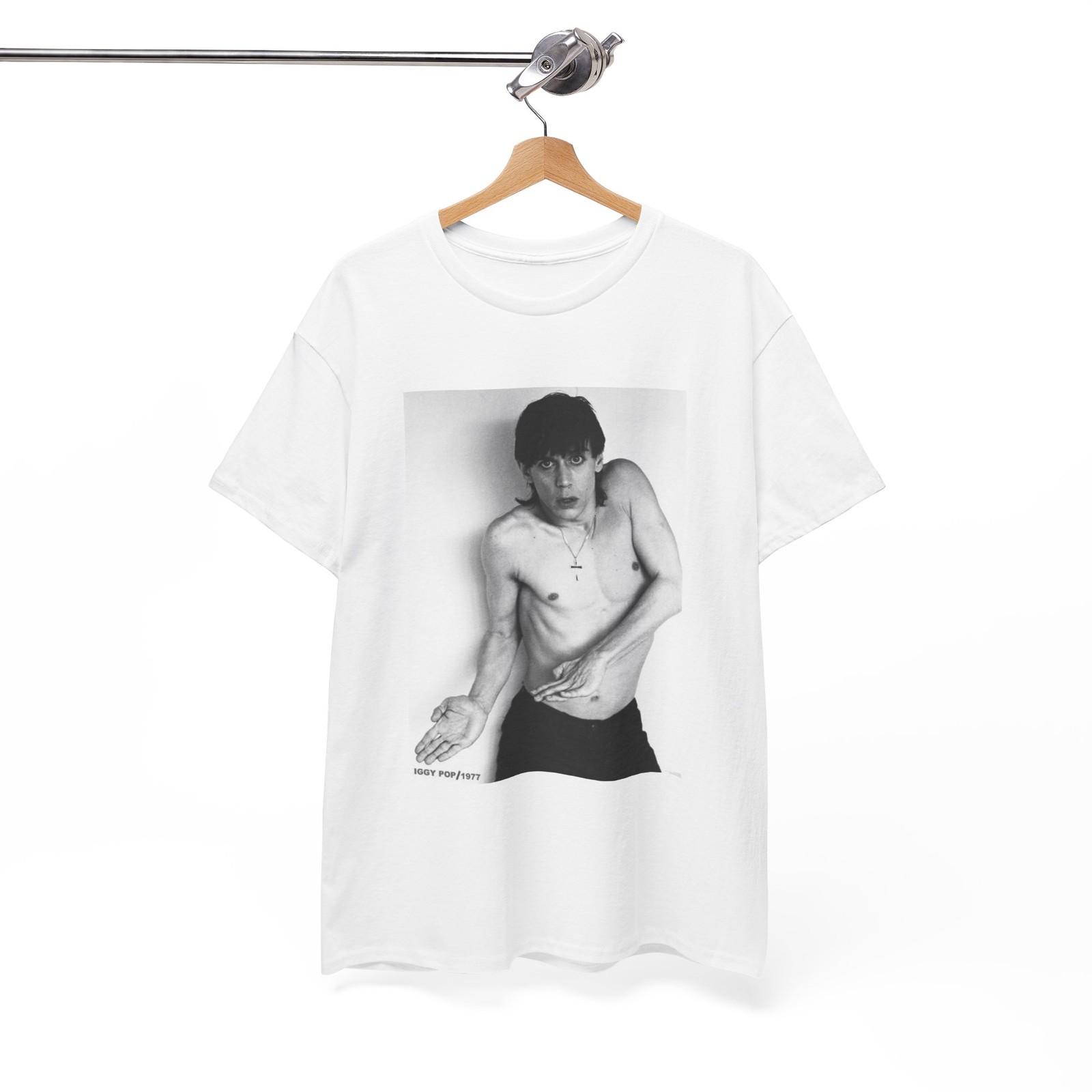 Iggy Pop Tshirt The Passenger Retro Rock New 70s Poster Unisex Heavy Cotton S