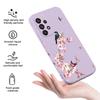 Peach Butterfly Case For Samsung Galaxy A73 A53 A33 A23 A13 A03 A72 A52 A52S A32 A22 A12 A02 A02S A71 A51 A31 A21S 4G 5G Cover