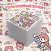 10/20Pcs Cute Cartoon Patterns PVC Stickers Waterproof DIY Notebook Decoration Scrapbook Decor Transparent