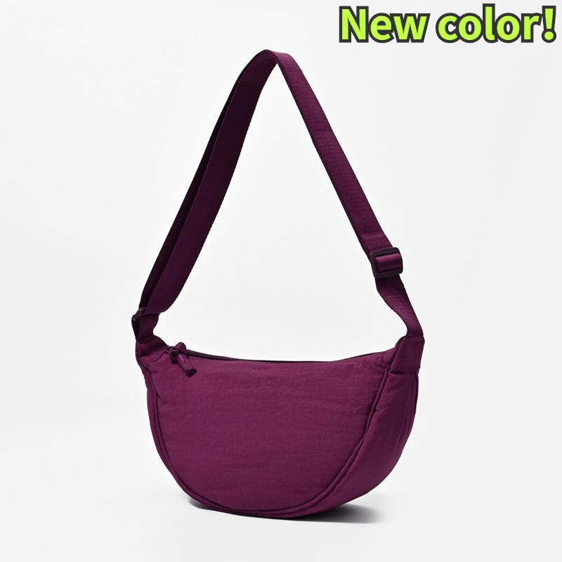 Nyl Hobos Women's Shoulder Dumpling Bag Large Capacity Travel Crossbody Half Mo Bags Outdoor Phe Pouch Handbags Wholesale