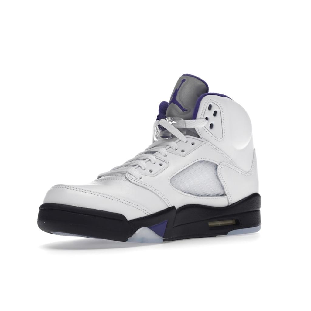 Air Jordan 5 Retro Concord Men Sneakers White Dark-Concord Black DD0587-141