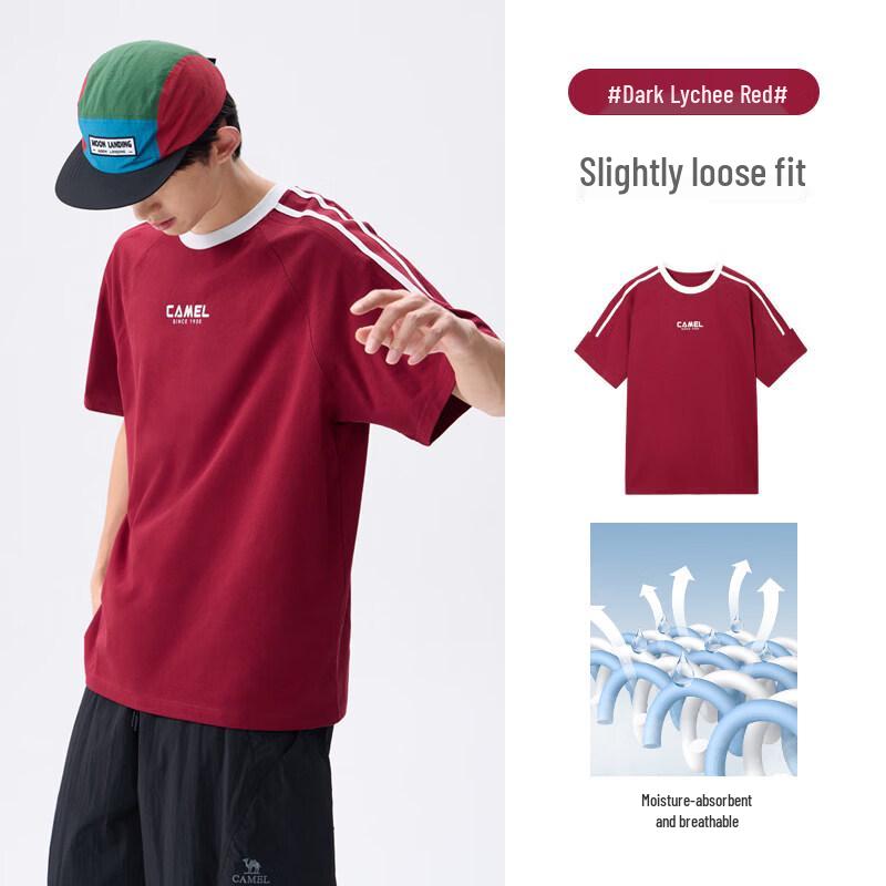 CAMEL Unisex Crew Neck Short Sleeve T-Shirt