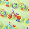 12 Stück DIY Mini-Fahrrad-Bauspielzeug Kunststoff-Fahrradmodell Pädagogisches Simulations-Fahrrad-Bauspielzeug Dekoration Partygeschenke