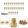 25pcs Carburetor Main Jet 55-115 M6 6mm Thread For Dellorto PHNL PHVA PHBH PHBN PHBG VHBT Carburetor Injector Nozzle