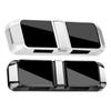 Bidirectional Car Glasses Clip Double-sided Car Sun Visor Glasses Frame Adjustable 360-degree Rotation Car Sunglasses Holder